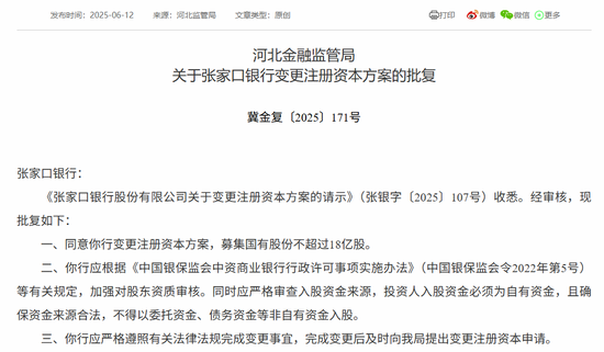 时隔半年再定增！张家口银行频频补充资本背后，盈利能力亟(📎)待改善